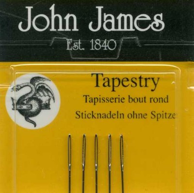 John James Standard Tapestry Needles / Size 22, 6/pkg