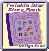 Twinkle Star Story Book Design Pack