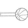 Basketball Keyfob Blank