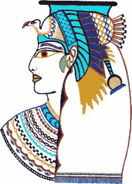 Egyptian with Head Dress