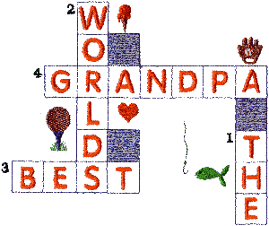 The World's Best Grandpa Crossword, smaller
