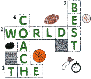 The World's Best Coach Crossword