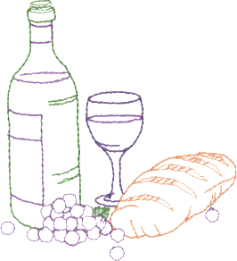 Wine, Grapes & Bread