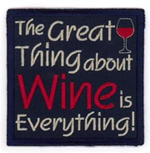 The Great Thing about Wine