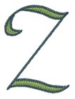 Chainstitch 2 Letter Z, Smaller