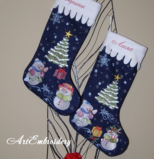 Snowmen Stockings