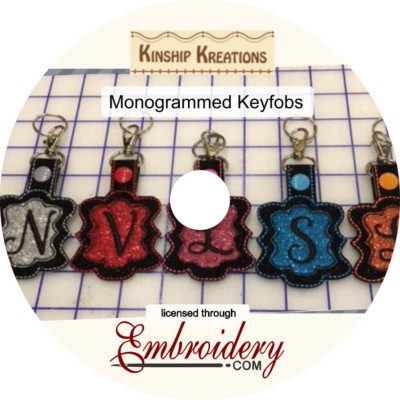 Monogrammed Keyfobs