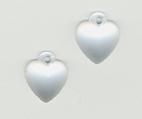Mill Hill Glass Treasures / Very Sm Domed Heart Mattes 12074