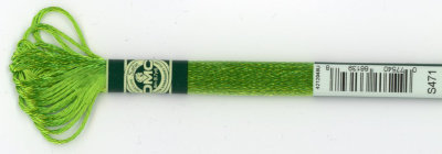DMC Satin Floss / S471 Very Light Avocado Green