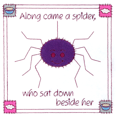 Little Miss Muffet Square 3 