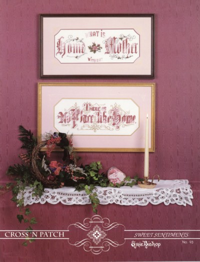 Sweet Sentiments Counted Cross Stitch Leaflet
