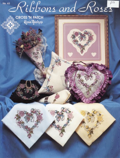 Ribbons & Roses Counted Cross Stitch / Leaflet