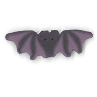 Large Purple Bat Button
