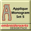Applique Monogram Set 6