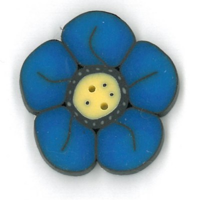 Large Royal Wildflower Button