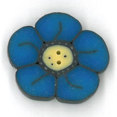 Small Royal Wildflower Button
