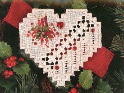 Christmas in my Heart Hardanger Ornament Patterns / 1996