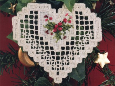 Christmas in my Heart Hardanger Ornament Patterns / 1999