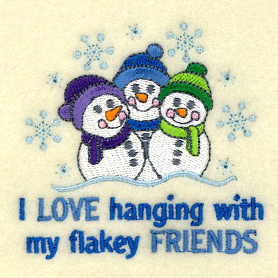 Hanging With My Flakey Friends