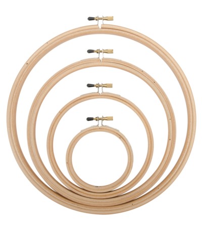 Wood Embroidery Hoops / 3 inch, with rounded edges