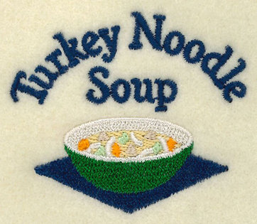 Turkey Noodle Soup Label