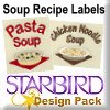 Soup Recipe Labels Design Pack