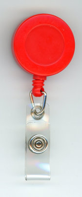 Retractable Scissor Fobs / Red