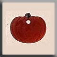 Mill Hill Glass Treasures / Pumpkin Matte Orange, 9 mm 12131