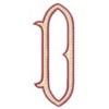 Baroque 3 XL Letter D, Middle