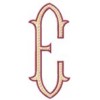 Baroque 3 XL Letter E, Middle