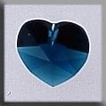 Mill Hill Crystal Treasures / 13039 Small Heart Emerald