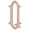 Baroque 3 XL Letter Q, Middle