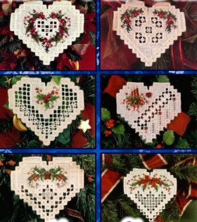 Christmas in my Heart Hardanger Ornament Patterns / 1992