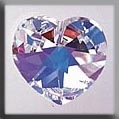 Mill Hill Crystal Treasures / 13047 Large Heart Crystal AB