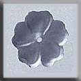 Mill Hill Glass Treasures / 5 Petal Flower Matte Sapphire 12006