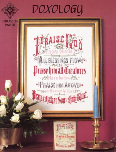Doxology Counted Cross Stitch / Leaflet
