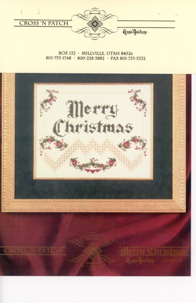 Merry Christmas Hardanger / Foldout Chart