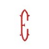Emblem 1 Letter E, Center
