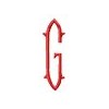 Emblem 1 Letter G, Center