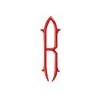 Emblem 1 Letter R, Center