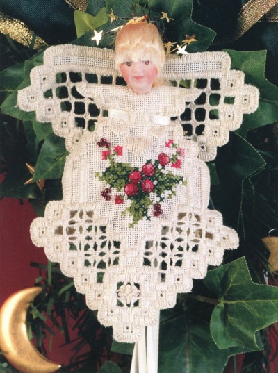Christmas Angel Hardanger Patterns / 1999 Card