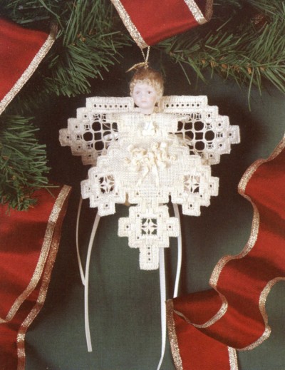 Christmas Angel Hardanger Patterns / 1995 Card