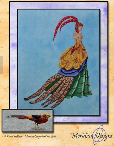 Golden Pheasant Cross Stitch Pattern
