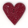 Image of XX-Large Speckled Bordeaux Button Heart