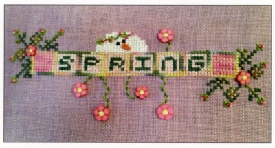 Spring Cross Stitch Pattern