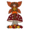 Autumn Fairy on Mushroom