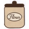 Flour Applique Towel Top