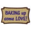 Baking Love Towel Applique