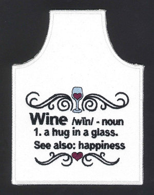 Wine Definition Apron