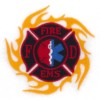 Flaming Fire EMS Shield
